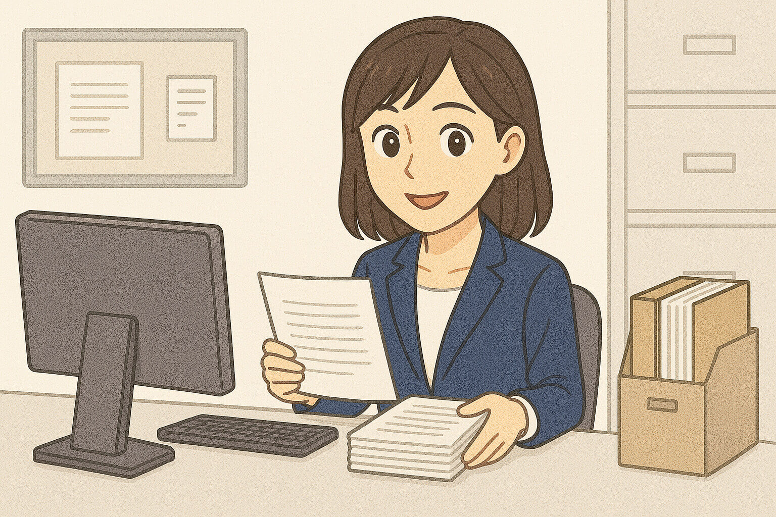 (パ)社内の申請書類受付対応・管理業務スタッフ【宮崎トヨタ自動車株式会社】