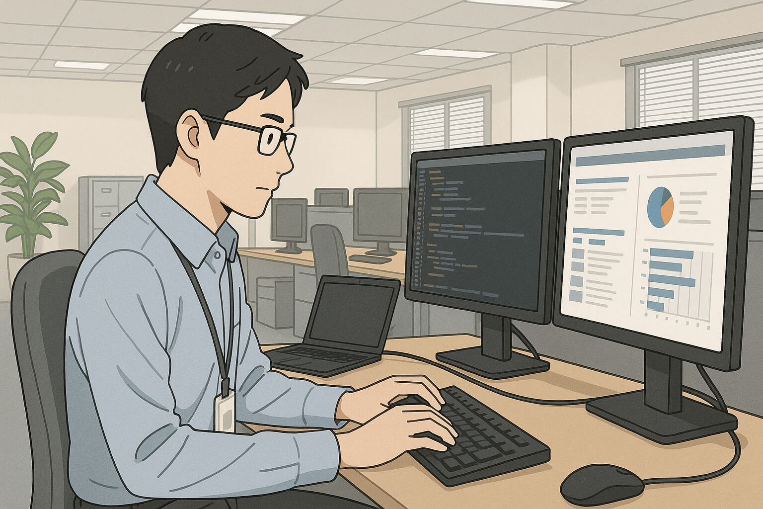 (正)社内システムエンジニア【株式会社河北】